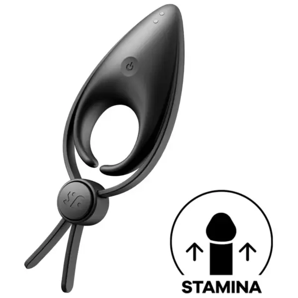 SATISFYER - SNIPER VIBRERENDE RING ZWART