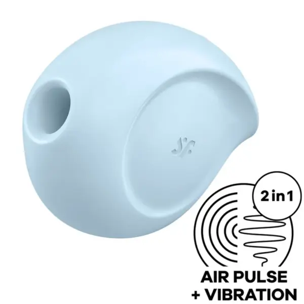SATISFYER - SUIKER RUSH STIMULATOR EN VIBRATOR BLAUW