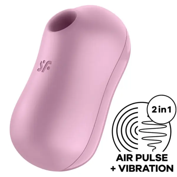 SATISFYER - SUIKERSPIN LILA VIBRATOR EN STIMULATOR