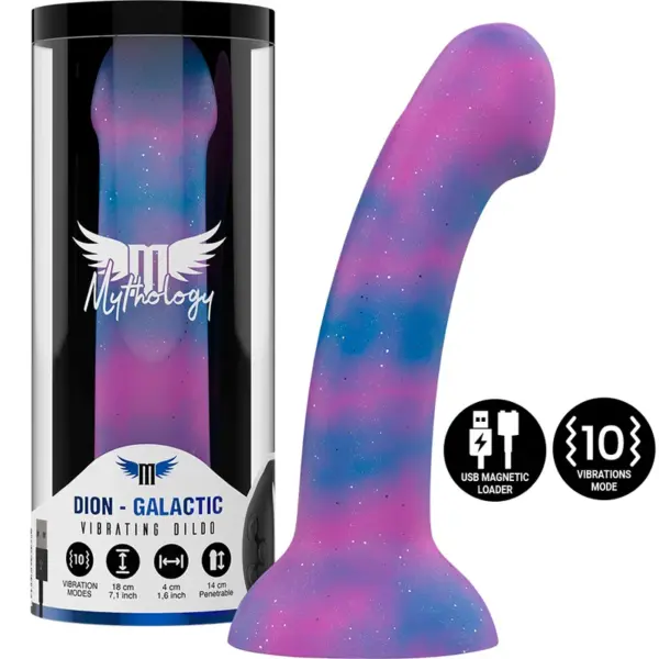 MYTHOLOGY - DION GALACTIC DILDO M - VIBRATOR COMPATIBEL MET WATCHME DRAADLOZE TECHNOLOGIE