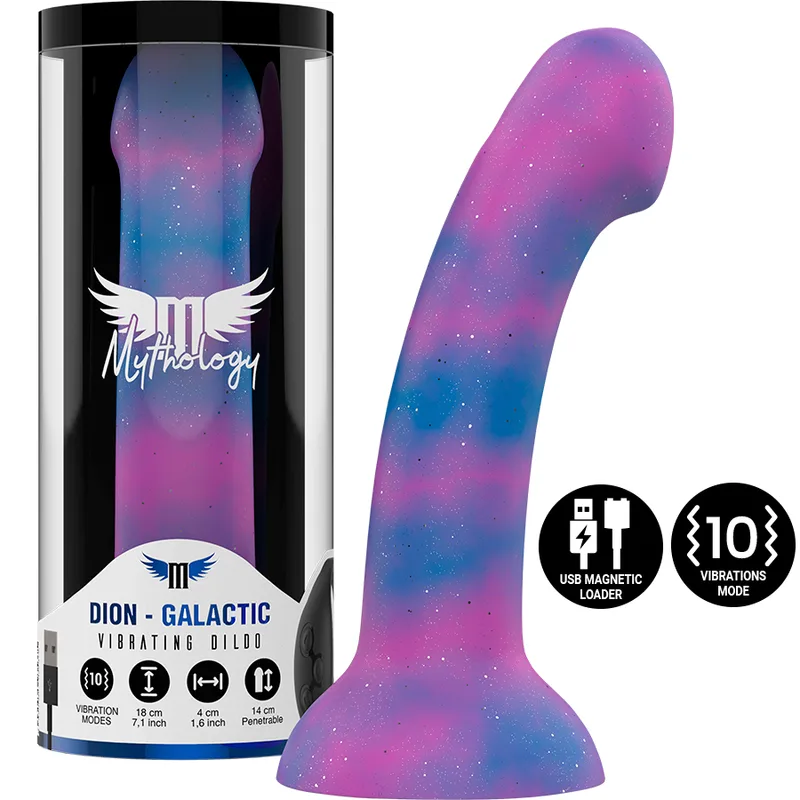 MYTHOLOGY - DION GALACTIC DILDO M - VIBRATOR COMPATIBEL MET WATCHME DRAADLOZE TECHNOLOGIE
