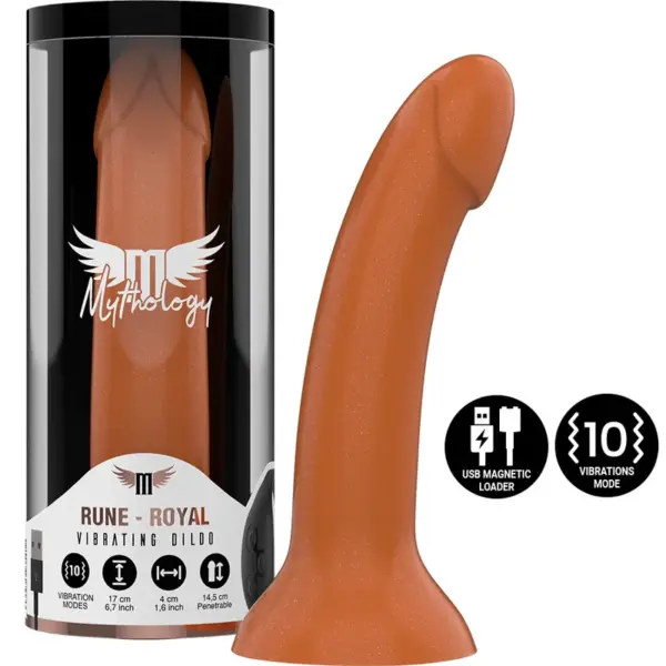 MYTHOLOGY - RUNE ROYAL DILDO M - VIBRATOR COMPATIBEL MET WATCHME DRAADLOZE TECHNOLOGIE