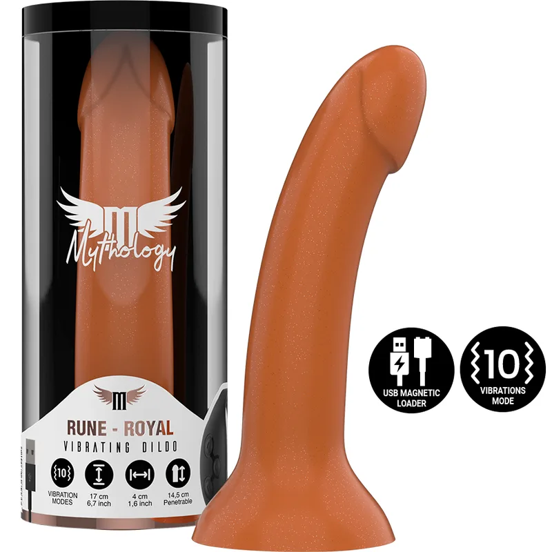 MYTHOLOGY - RUNE ROYAL DILDO M - VIBRATOR COMPATIBEL MET WATCHME DRAADLOZE TECHNOLOGIE
