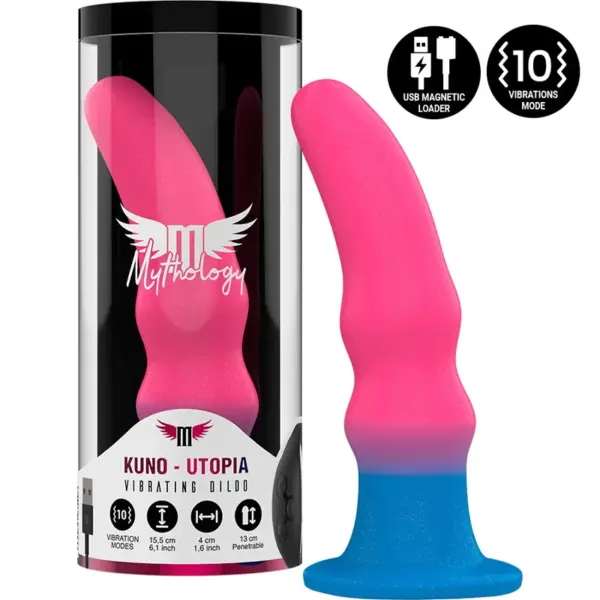 MYTHOLOGY - KUNO UTOPIA DILDO M VIBRATOR COMPATIBEL MET WATCHME DRAADLOZE TECHNOLOGIE