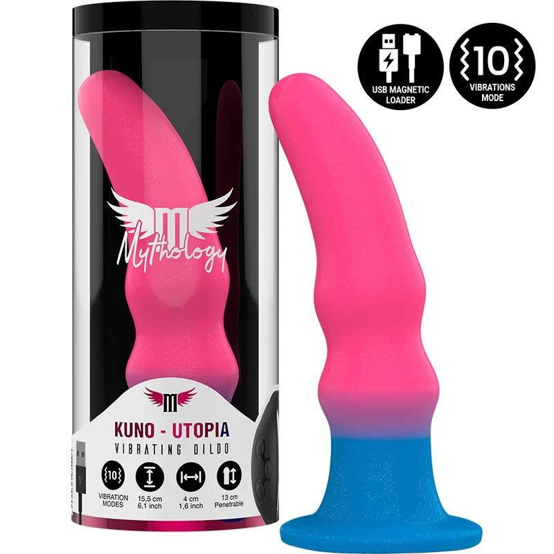 MYTHOLOGY - KUNO UTOPIA DILDO M VIBRATOR COMPATIBEL MET WATCHME DRAADLOZE TECHNOLOGIE