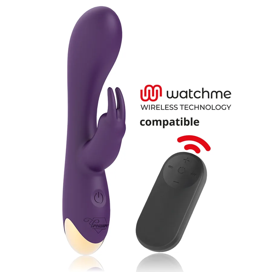 TREASURE - LAURENCE RABBIT VIBRATOR + WATCHME-AFSTANDSBEDIENING