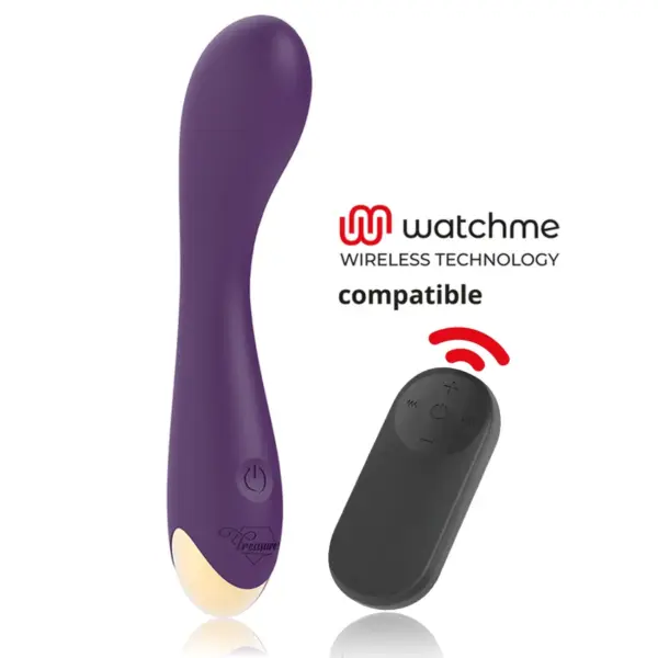 TREASURE - HANSEL G-PUNT VIBRATOR + WATCHME-AFSTANDSBEDIENING