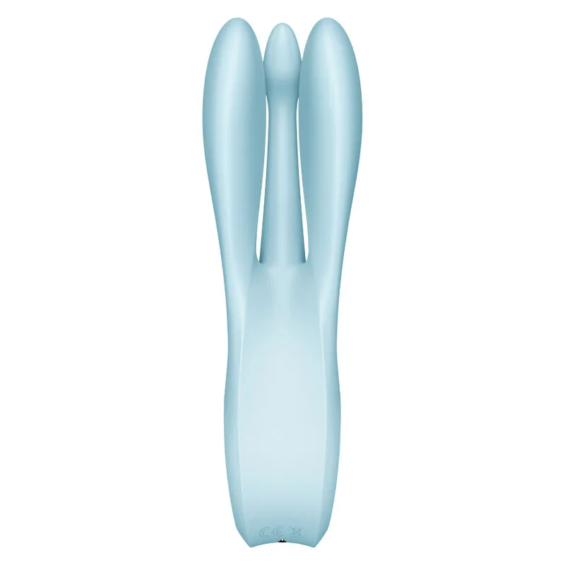 SATISFYER - DRIEHOEK 1 BLAUWE VIBRATOR