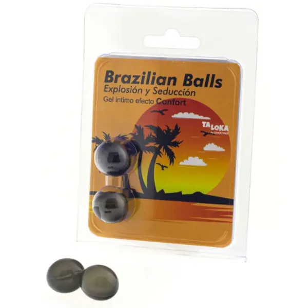 TALOKA - BRAZILIAANSE BALLEN SPANNENDE GEL COMFORT EFFECT 2 BALLEN