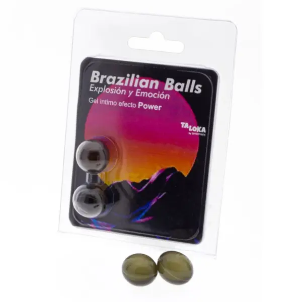 TALOKA - BRAZILIAANSE BALLEN SPANNENDE GEL POWER EFFECT 2 BALLEN