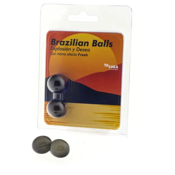 TALOKA - BRAZILIAANSE BALLEN SPANNENDE GEL KOELENDE EFFECT 2 BALLEN