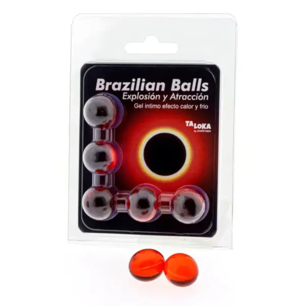 TALOKA - BRAZILIAANSE BALLEN SPANNENDE GEL WARMTE EN KOUD EFFECT 5 BALLEN