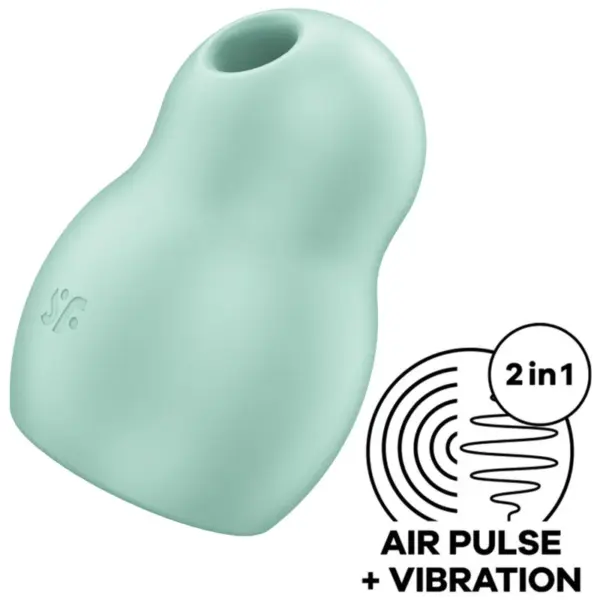 SATISFYER - PRO TO GO 1 DUBBELE STIMULATOR EN VIBRATOR GROEN