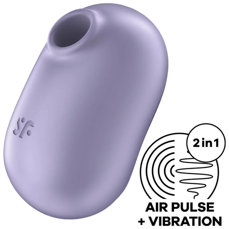 SATISFYER - PRO TO GO 2 DOUBLE VIOLET VIBRATOR EN STIMULATOR