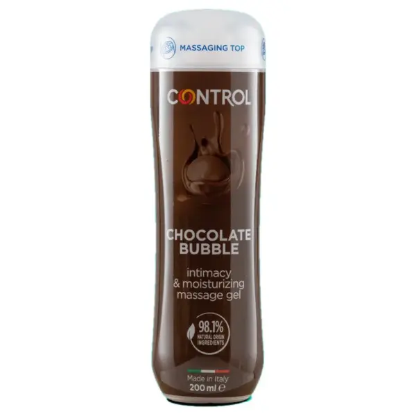 CONTROL - 3 IN 1 CHOCOLADE BUBBEL MASSAGEGEL 200 ML