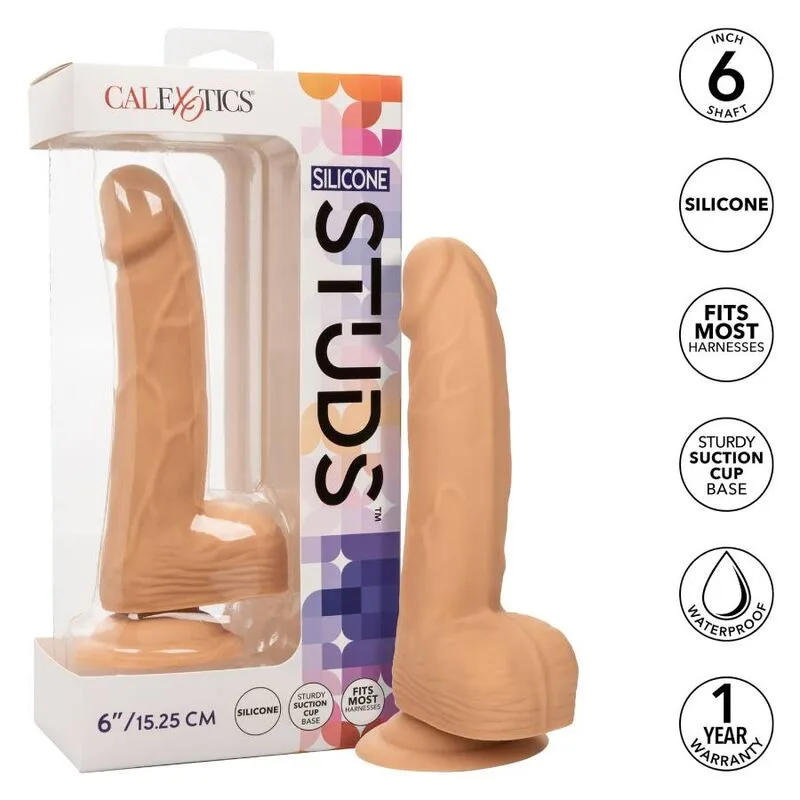 CALEXOTICS - SILICONEN STUDS 15,24 CM HUID