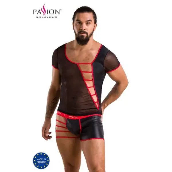 PASSION - 055 SET MARK ZWART L/XL