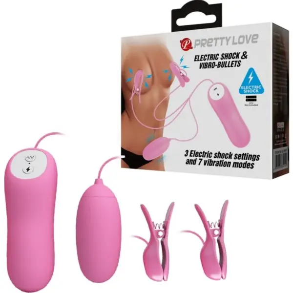 PRETTY LOVE - ROZE TRILLENDE ELEKTROSCHOKCLIPS