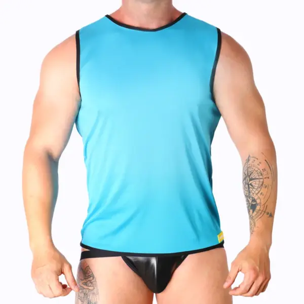 MACHO - BLAUW T-SHIRT L/XL