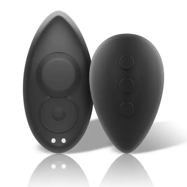 BLACK&SILVER - PRESTON PANTIE MAGNETISCHE VIBRATOR SILICONEN AFSTANDSBEDIENING