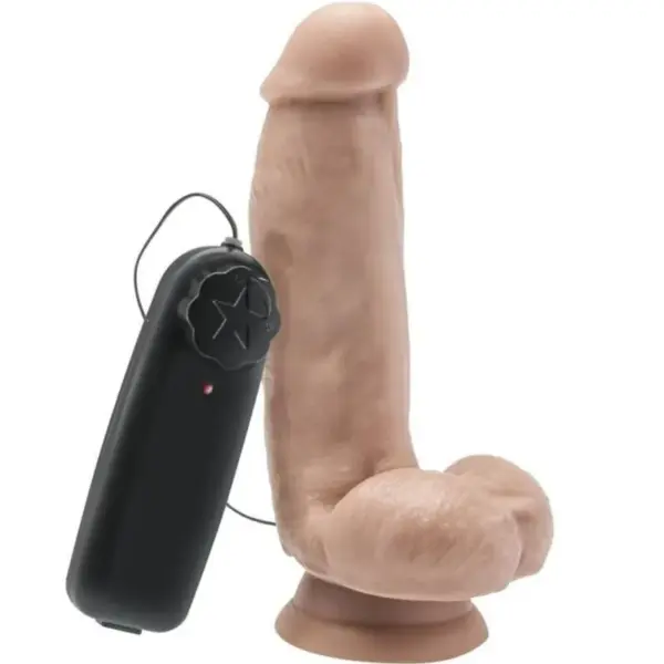GET REAL - 12 CM DILDO MET NATUURLIJKE VIBRERENDE TESTIKELEN