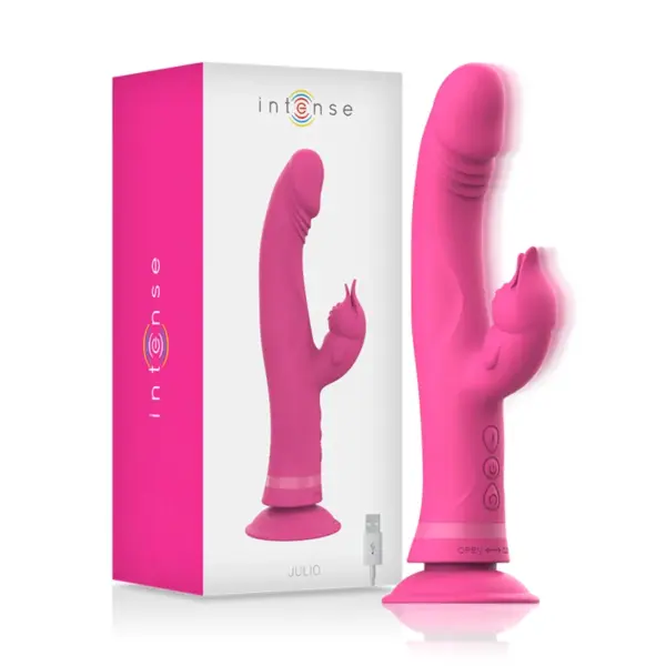 INTENSE - JULI VIBRATOR KONIJN SILICONE ROZE