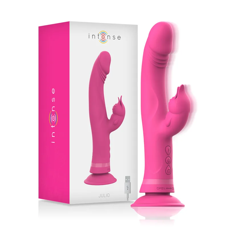 INTENSE - JULI VIBRATOR KONIJN SILICONE ROZE