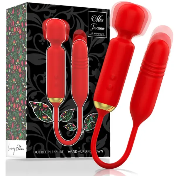 MIA - TOSCANA DOUBLE PLEASURE WAND + OP EN NEER