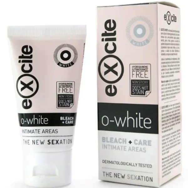 EXCITE - O WHITE BLEACH + CARE INTIEME GEBIEDEN 50 ML