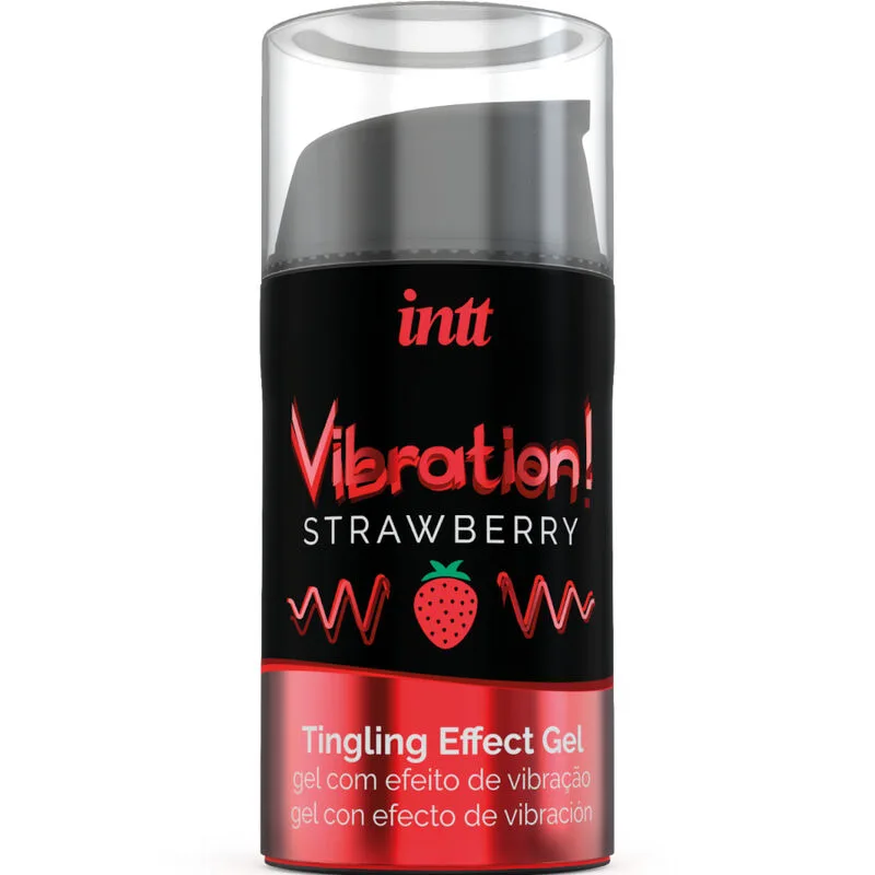 INTT - KRACHTIGE INTIEME STIMULERENDE TRILLENDE VLOEISTOFGEL AARDBEI 15 ML