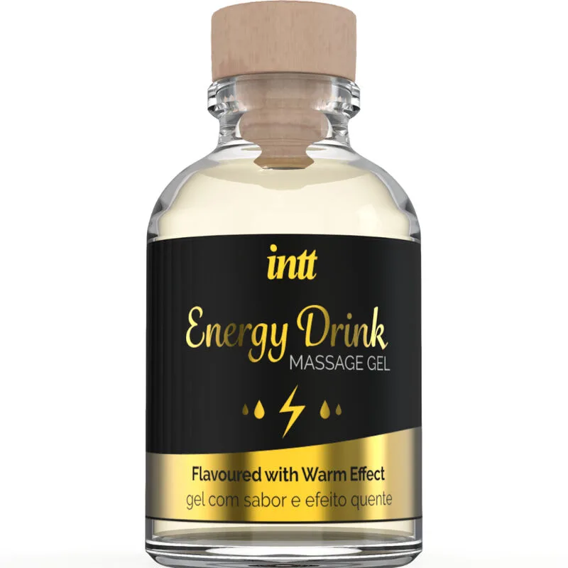 INTT MASSAGE & ORAL SEX - MASSAGEGEL MET ENERGIEDRANKSMAAK EN WARMTE-EFFECT