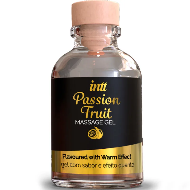 INTT MASSAGE & ORAL SEX - MASSAGEGEL MET PASSIEVRUCHTSMAAK EN WARMTE-EFFECT