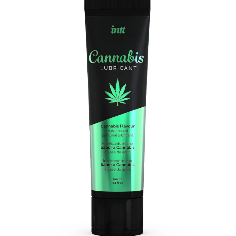 INTT LUBRICANTS - WATERGEBASEERD INTIEM GLIJMIDDEL MET CANNABISSMAAK