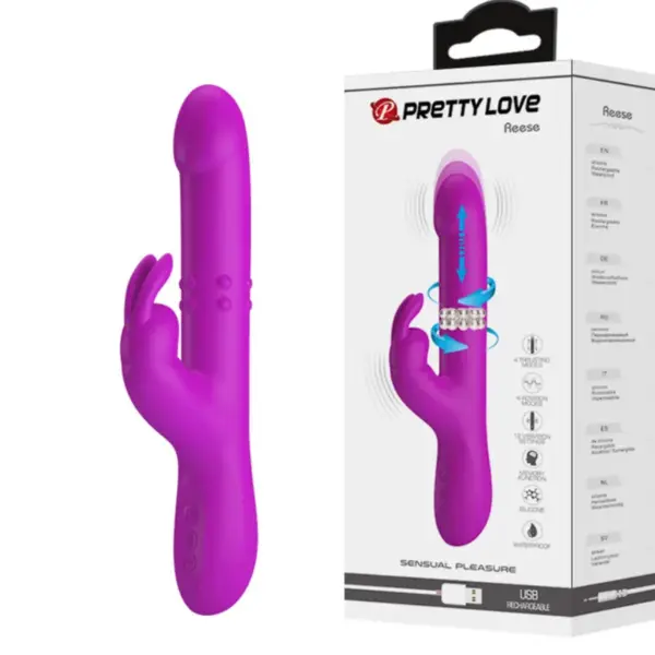 PRETTY LOVE - REESE VIBRATOR MET DRAAIENDE PAARS