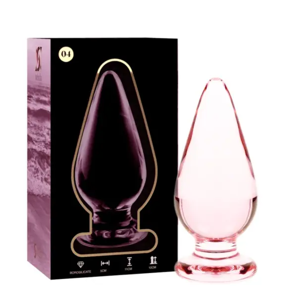 NEBULA SERIES BY IBIZA - 4 PLUG MODEL ROZE BOROSILICATE GLAS 11 CM -OF- 5 CM