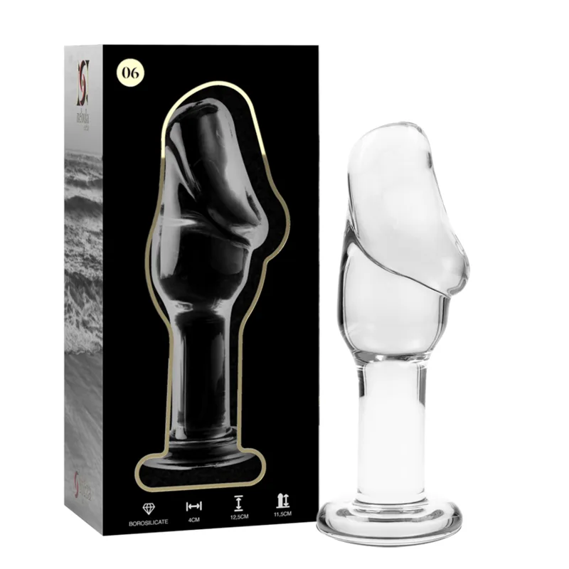 NEBULA SERIES BY IBIZA - 6 PLUG MODEL HELDER BOROSILICATE GLAS 12,5 CM -OF- 4 CM