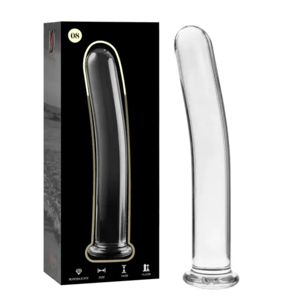 NEBULA SERIES BY IBIZA - MODEL 8 DILDO VAN HELDER BOROSILICATEGLAS 14,5 CM -OF- 2 CM
