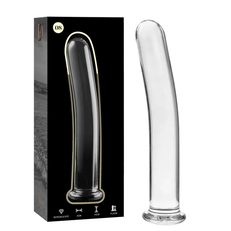 NEBULA SERIES BY IBIZA - MODEL 8 DILDO VAN HELDER BOROSILICATEGLAS 14,5 CM -OF- 2 CM