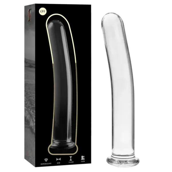 NEBULA SERIES BY IBIZA - MODEL 9 DILDO VAN HELDER BOROSILICATEGLAS 15,5 CM -OF- 2,5 CM