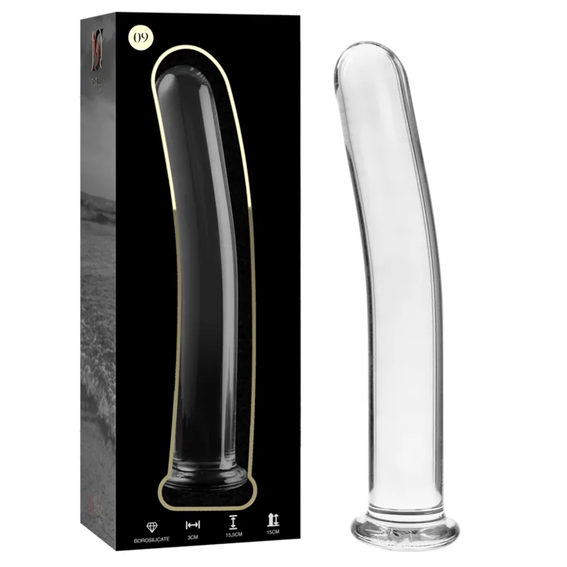 NEBULA SERIES BY IBIZA - MODEL 9 DILDO VAN HELDER BOROSILICATEGLAS 15,5 CM -OF- 2,5 CM