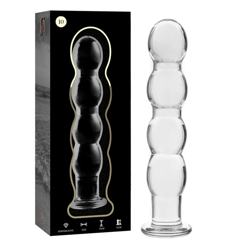NEBULA SERIES BY IBIZA - MODEL 10 DILDO VAN HELDER BOROSILICATEGLAS 16,5 CM -OF- 3,5 CM