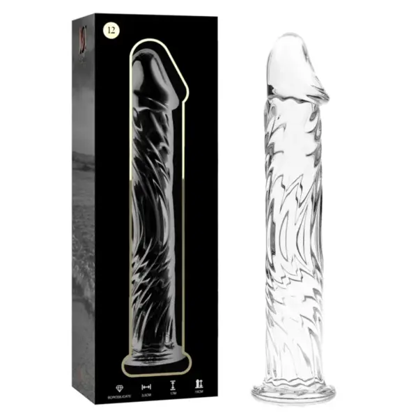 NEBULA SERIES BY IBIZA - MODEL 12 DILDO VAN HELDER BOROSILICATEGLAS 17 CM -OF- 3,5 CM