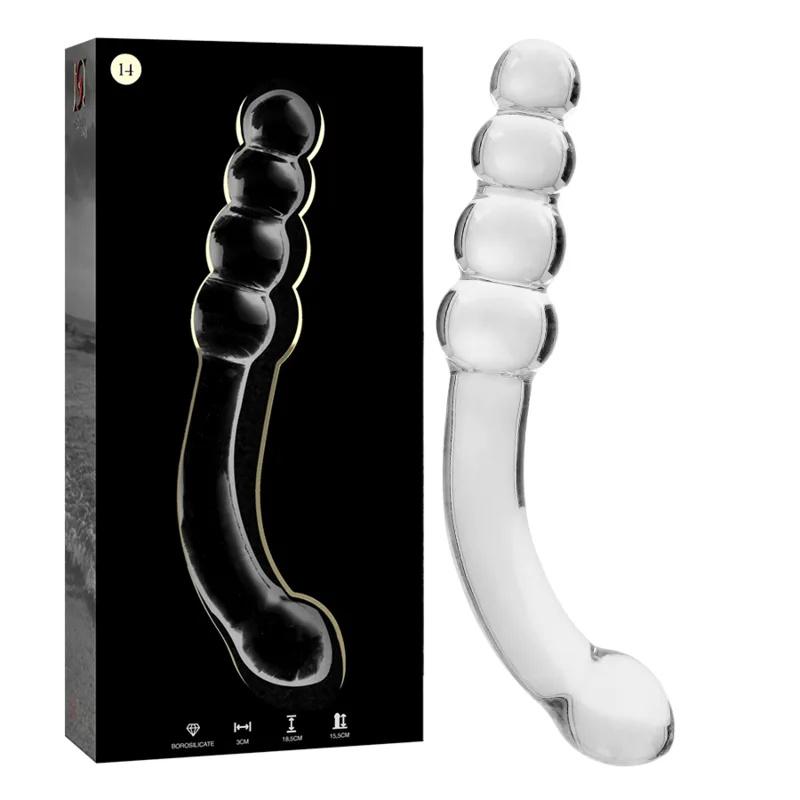 NEBULA SERIES BY IBIZA - MODEL 14 DILDO VAN HELDER BOROSILICATEGLAS 18,5 CM -OF- 3 CM