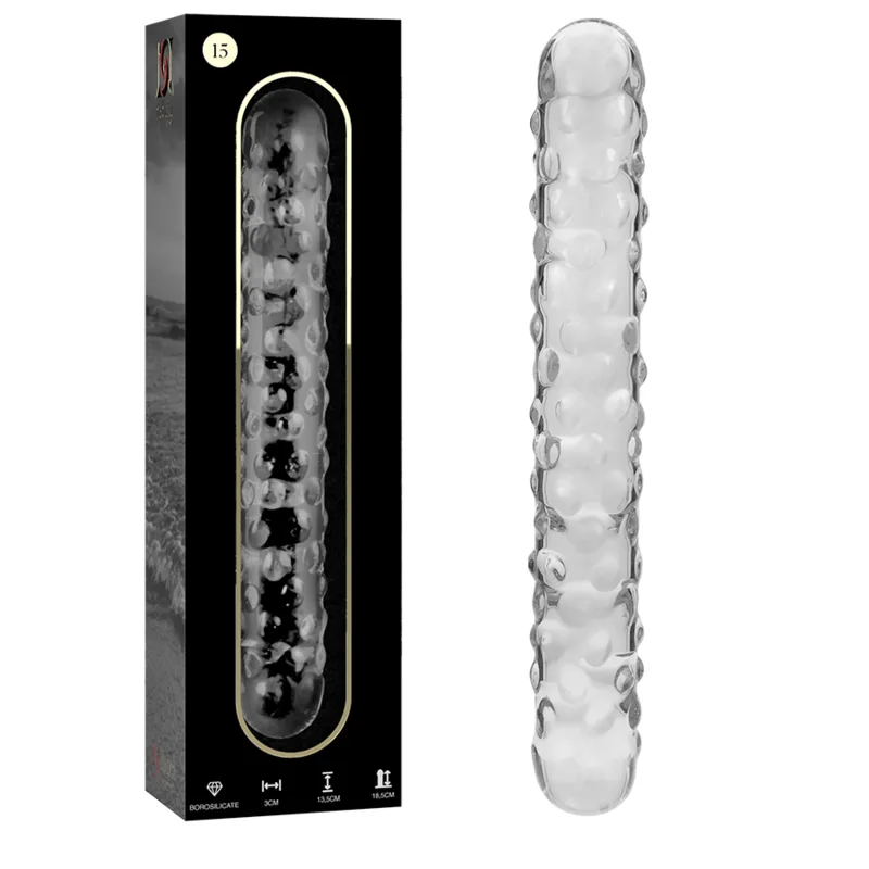 NEBULA SERIES BY IBIZA - MODEL 15 DILDO VAN HELDER BOROSILICATEGLAS 18,5 CM -OF- 3 CM