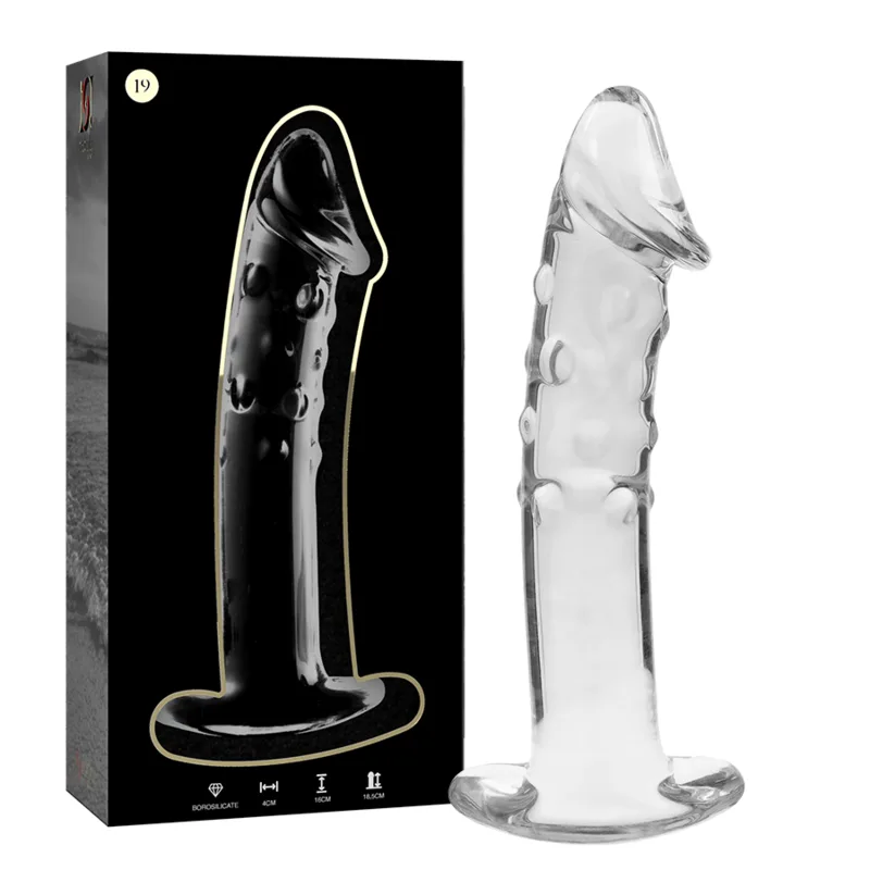 NEBULA SERIES BY IBIZA - MODEL 19 DILDO VAN HELDER BOROSILICATEGLAS 18,5 CM -OF- 4 CM