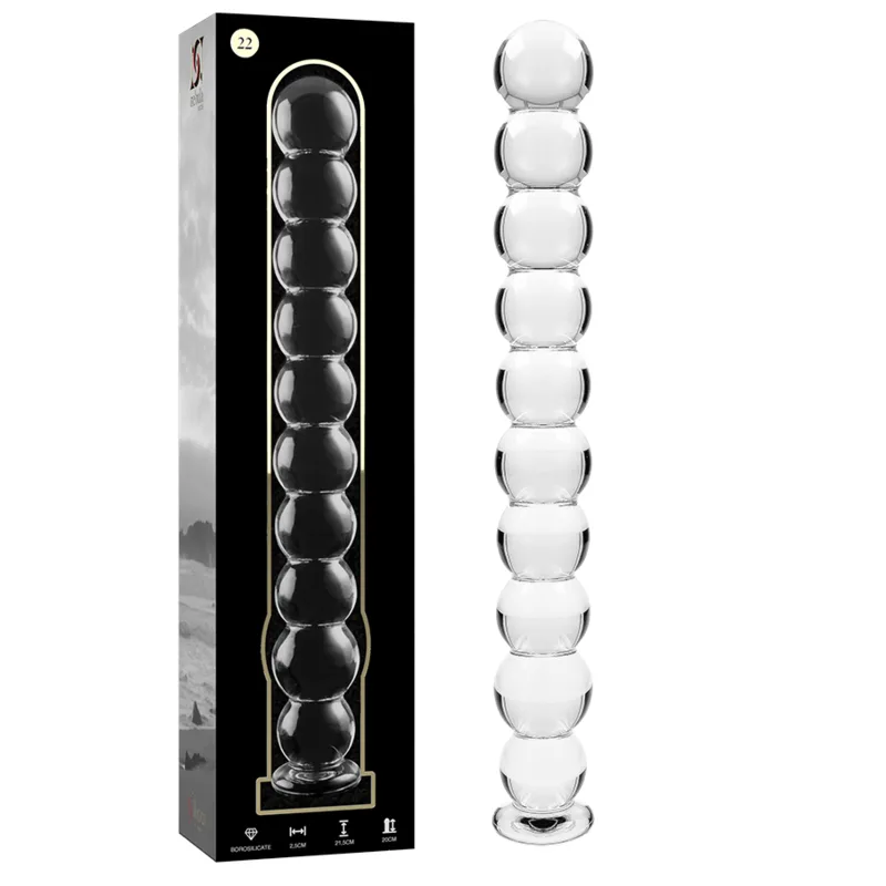 NEBULA SERIES BY IBIZA - MODEL 22 DILDO VAN HELDER BOROSILICATEGLAS 21,5 CM -OF- 2,5 CM