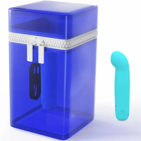 B SWISH - BCUTE CURVE INFINITE CLASSIC LIMITED EDITION OPLAADBARE BLAUWE SILICONEN VIBRATOR