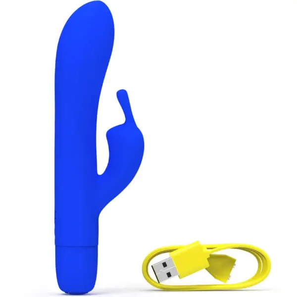 B SWISH - BWILD BUNNY INFINITE CLASSIC OPLAADBARE SILICONEN VIBRATOR BLAUW