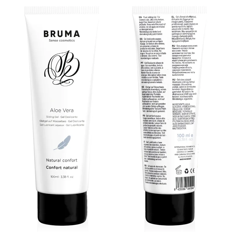 BRUMA - GEL GLIJDEN MET ALOË VERA NATUURLIJK COMFORT 100 ML