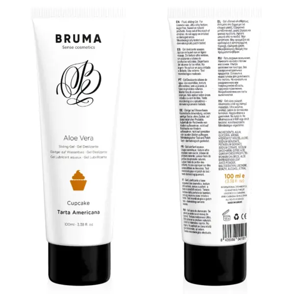 BRUMA - ALOE VERA GLIJGEL AMERICAN PIE SMAAK 100 ML